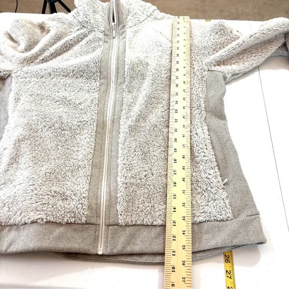 The North Face Osito 2 Women’s Lt Gray Full-Zip Soft Plush Fleece Jacket Size XL - Picture 7 of 8